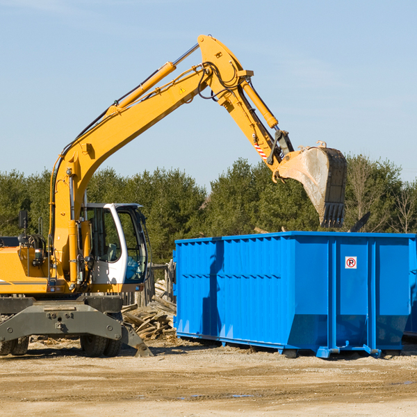 how does a residential dumpster rental service work in Agate